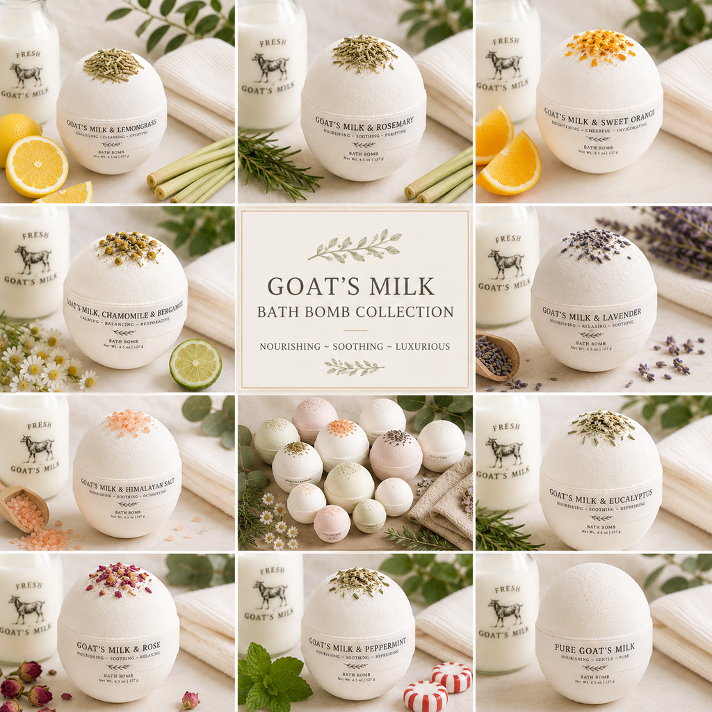 Our Goat's Milk Bath Bomb Collection ***